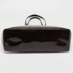 Pre Owned Louis Vuitton Amarante Monogram Vernis Wilshire MM Bag