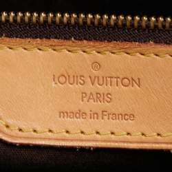 Pre Owned Louis Vuitton Amarante Monogram Vernis Brea MM Bag