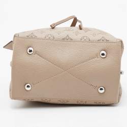 Pre Owned Louis Vuitton Gallet Monogram Mahina Leather Muria Bucket Bag