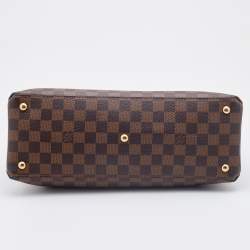 Pre Owned Louis Vuitton Black Damier Ebene Canvas LV Riverside Bag