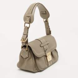 Pre Owned Louis Vuitton Beige Suhali Leather Le Confident Bag