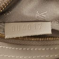 Pre Owned Louis Vuitton Beige Suhali Leather Le Confident Bag