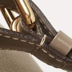 Pre Owned Louis Vuitton Beige Suhali Leather Le Confident Bag