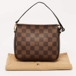 Pre Owned Louis Vuitton Damier Ebene Canvas Trousse Pochette