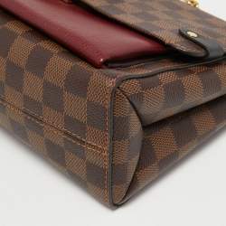Pre Owned Louis Vuitton Bordeaux Damier Ebene Canvas Vavin PM Bag