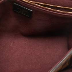 Pre Owned Louis Vuitton Bordeaux Damier Ebene Canvas Vavin PM Bag