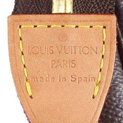Pre Owned   Louis Vuitton Brown Monogram Pochette Accessoires