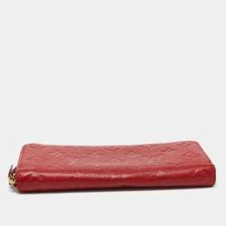 Louis Vuitton Scarlet Empreinte Monogram Clemence Wallet