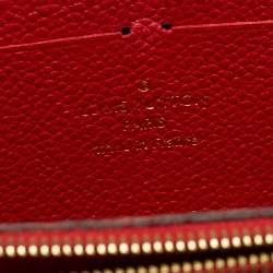 Louis Vuitton Scarlet Empreinte Monogram Clemence Wallet