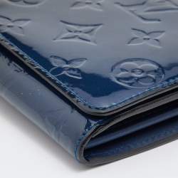 مملوكة مسبقًا Louis Vuitton Grand Blue Monogram Vernis Chaine Wallet