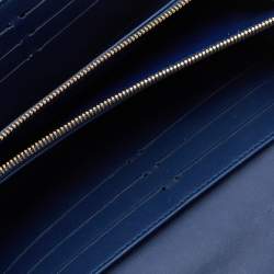 مملوكة مسبقًا Louis Vuitton Grand Blue Monogram Vernis Chaine Wallet