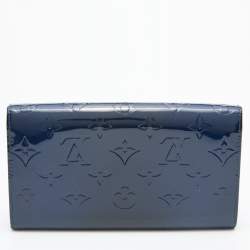 مملوكة مسبقًا Louis Vuitton Grand Blue Monogram Vernis Chaine Wallet