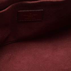 Pre Owned Louis Vuitton Cerise Monogram Canvas and Leather Saint Placide Bag