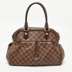 Pre Owned Louis Vuitton Damier Ebene Canvas Trevi PM Bag
