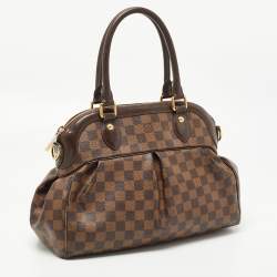 Pre Owned Louis Vuitton Damier Ebene Canvas Trevi PM Bag