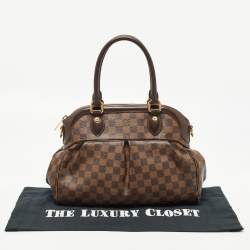 Pre Owned Louis Vuitton Damier Ebene Canvas Trevi PM Bag