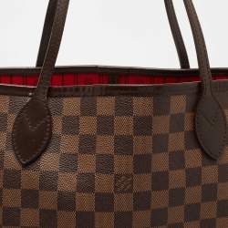 Louis Vuitton Damier Ebene Canvas Neverfull MM Bag
