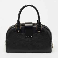 Pre Owned Louis Vuitton Black Epi Leather Montaigne GM Bag