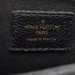 Pre Owned Louis Vuitton Black Monogram Empreinte Leather Saint Sulpice PM Bag
