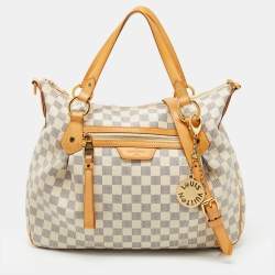 Louis Vuitton, Bags, Louis Vuitton Damier Azur Canvas Evora Mm Tote Bag