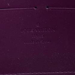 Louis Vuitton Violette Monogram Vernis Zippy Wallet