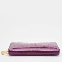 Louis Vuitton Violette Monogram Vernis Zippy Wallet