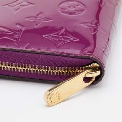 Louis Vuitton Violette Monogram Vernis Zippy Wallet