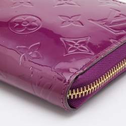 Louis Vuitton Violette Monogram Vernis Zippy Wallet