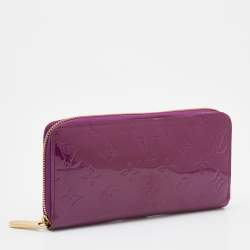 Louis Vuitton Violette Monogram Vernis Zippy Wallet