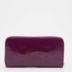 Louis Vuitton Violette Monogram Vernis Zippy Wallet