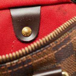 Louis Vuitton Damier Ebene Canvas Speedy 25 Bag