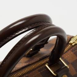 Louis Vuitton Damier Ebene Canvas Speedy 25 Bag