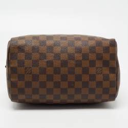 Louis Vuitton Damier Ebene Canvas Speedy 25 Bag