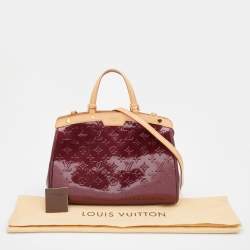 مملوكة مسبقًا Louis Vuitton Amarante Monogram Vernis Brea MM Bag