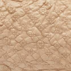 Pre Owned Louis Vuitton Ecru Monogram Leather Limited Edition Olympe Nimbus GM Bag