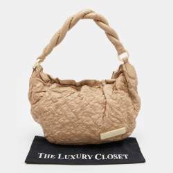 Pre Owned Louis Vuitton Ecru Monogram Leather Limited Edition Olympe Nimbus GM Bag