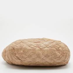 Pre Owned Louis Vuitton Ecru Monogram Leather Limited Edition Olympe Nimbus GM Bag