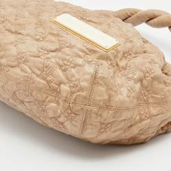 Pre Owned Louis Vuitton Ecru Monogram Leather Limited Edition Olympe Nimbus GM Bag