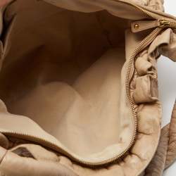 Pre Owned Louis Vuitton Ecru Monogram Leather Limited Edition Olympe Nimbus GM Bag