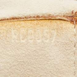 Pre Owned Louis Vuitton Ecru Monogram Leather Limited Edition Olympe Nimbus GM Bag