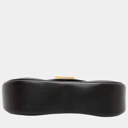 مملوكة مسبقًا Louis Vuitton Black Smooth Calf Leather New Wave Chain MM Shoulder Bag