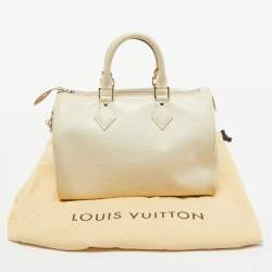 Pre Owned Louis Vuitton Ivorie Epi Leather Speedy 25 Bag