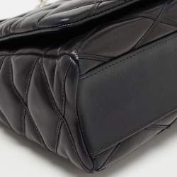 Pre Owned Louis Vuitton Black Quilted Leather GO-14 Malletage MM Bag