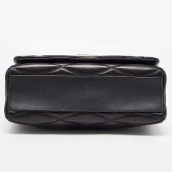 Pre Owned Louis Vuitton Black Quilted Leather GO-14 Malletage MM Bag