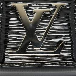Pre Owned Louis Vuitton Black Electric Epi Leather Sobe Clutch
