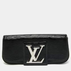 Shop for Louis Vuitton Off White Vernis Leather Sobe Clutch Bag