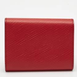 Louis Vuitton Coquelicot Epi Leather Twist Compact Wallet 