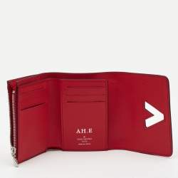 Louis Vuitton Coquelicot Epi Leather Twist Compact Wallet 