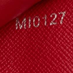Louis Vuitton Coquelicot Epi Leather Twist Compact Wallet 