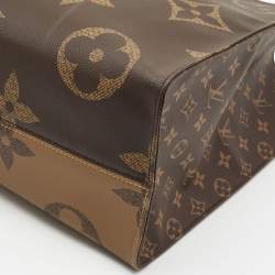 Pre Owned Louis Vuitton Monogram Reverse Giant Canvas OnTheGo GM Bag